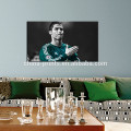 Cristiano Ronaldo Cartel / arte de la lona de la estrella d Lona Envuelta Para Galerias